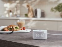 Умная колонка Яндекс Мини с часами серый