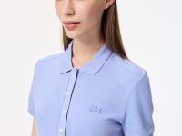 Женское поло Lacoste приталенного кроя из эластичного хлопка