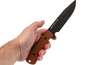 Походный нож Special Knives Sheriff, сталь AUS-10, рукоять G10, коричневый