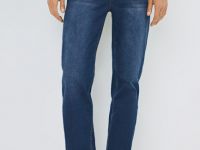 Прямые джинсы, Синий