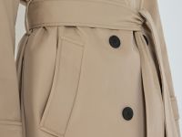 Длинный плащ, Бежевый