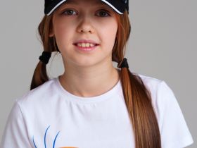 Кепка текстильная для девочек