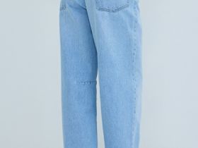 Джинсы Balloon со средней посадкой, Голубой