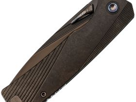 Складной нож TuoTown Themis DLC, сталь T14N, рукоять Black Crystal Ti