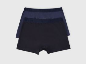 Трусы-транки со средней посадкой, 2 шт., Синий