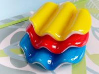 Стеклянная подставка под инструменты, цвет Вишня