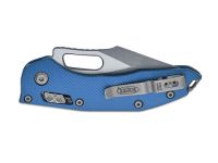 Складной нож Microtech Stitch S/E, сталь M390MK, рукоять алюминий, синий