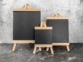 Мини мольберт Малевичъ с меловой доской 16х17 см