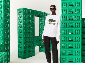Хлопковый свитшот Lacoste x Minecraft унисекс