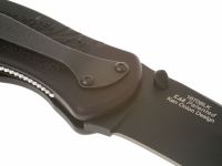 Складной полуавтоматический нож Kershaw Blur All Black, сталь Sandvik 14C28N, рукоять алюминий/Trac-Tec