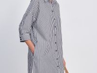 Платье-рубашка женское из хлопка