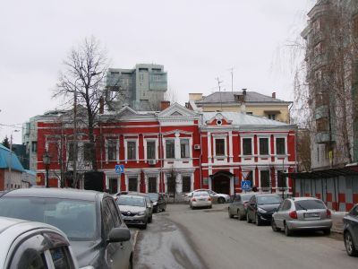 Дом, где в октябрьские дни 1905 года г. происходили экстренные заседания Казанского комитета РСДРП