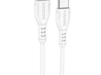 Кабель Borofone BX51 60W (Type-C) на (Type-C) 100см силиконовый (белый)
