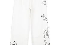 Брюки текстильные джинсовые для девочек