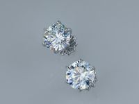 Пусеты из белого золота э0912пс12240364_white