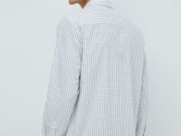 Рубашка в клетку, Белый