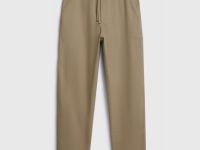 Брюки с эластичным поясом, Бежевый