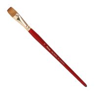 Кисть синтетика №16 плоская Pinax "Oro Rosso 754" короткая ручка