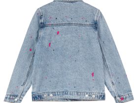 Куртка текстильная джинсовая для девочек