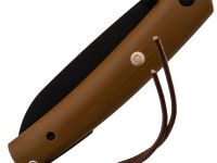 Складной нож Petrified Fish Patte, сталь 12C27, рукоять G10, tan