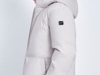 Утепленная куртка с воротником-стойкой