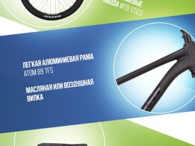 Горный велосипед Atom Bion Nine 350, год 2024, цвет Черный, ростовка 22