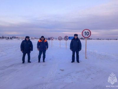 В Сунтарском районе открыли ледовую переправу между селами Сунтар и Туойдах