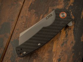 Складной нож CJRB Crag, сталь D2, рукоять карбон