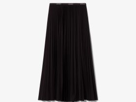 Длинная плиссированная юбка Lacoste с эластичной талией