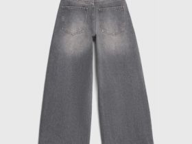 Джинсы Loose для девочек, Бежевый