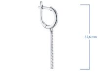 Серьги из серебра э0612сг01183500