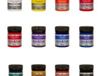 Набор гуаши Pinax 12 цв в банках 40 мл