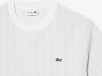 Мужская футболка из жаккардового трикотажа с монограммой Lacoste