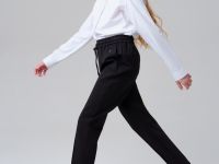 Брюки трикотажные для девочек