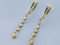 Серьги из желтого золота э0312сг04202590