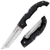 Нож складной Cold Steel Voyager XL Tanto, сталь Aus-10A, рукоять Griv-Ex, черный