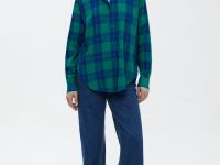 Широкие джинсы с высокой посадкой