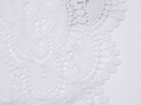 Блузка трикотажная с кружевом для девочки