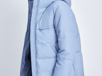 Утепленная куртка прямого кроя