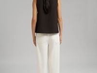 Свободный топ из жатой ткани