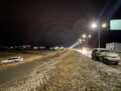 ДТП с участием трех автомобилей произошло в Якутске