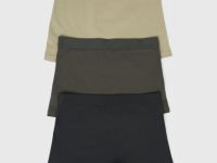 Трусы для мальчиков, 3 шт., Серый