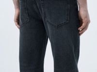 Прямые джинсы, Серый