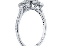 Классическое кольцо из белого золота с бриллиантами э4001кц01192800