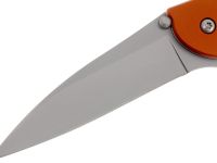 Полуавтоматический складной нож Kershaw Leek, сталь Sandvik™ 14C28N8N, рукоять анодированный алюминий, оранжевый