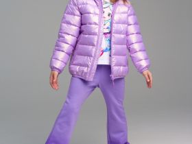 Куртка текстильная с полиуретановым покрытием для девочек