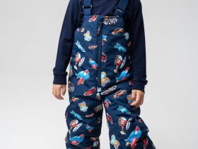 Комплект текстильный с полиуретановым покрытием для мальчиков: куртка, полукомбинезон