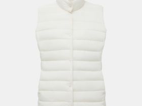 Утепленный жилет приталенного силуэта