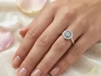 Кольцо из серебра э0612кц06150100