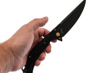 Складной нож Нукер Black, сталь AUS8, рукоять G10